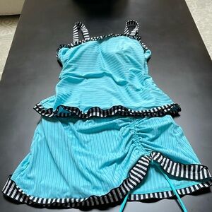 Modlily Blue Tankini Set